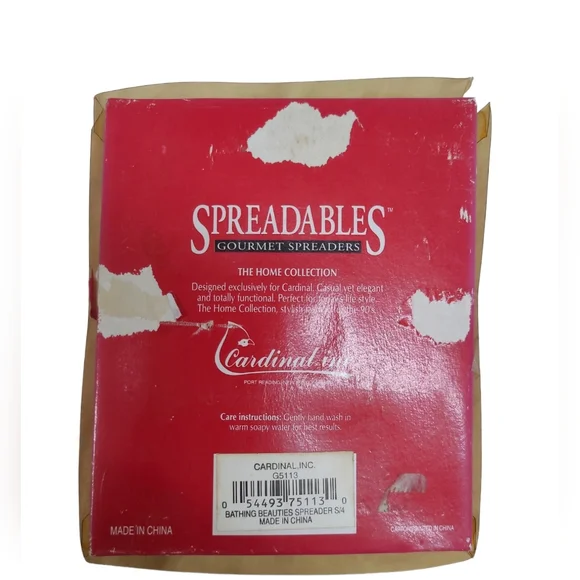 VINTAGE CARDINAL AT HOME COLLECTION SPREADERS STAINLESS STEEL GOURMET SPREADABLE - Picture 3 of 7